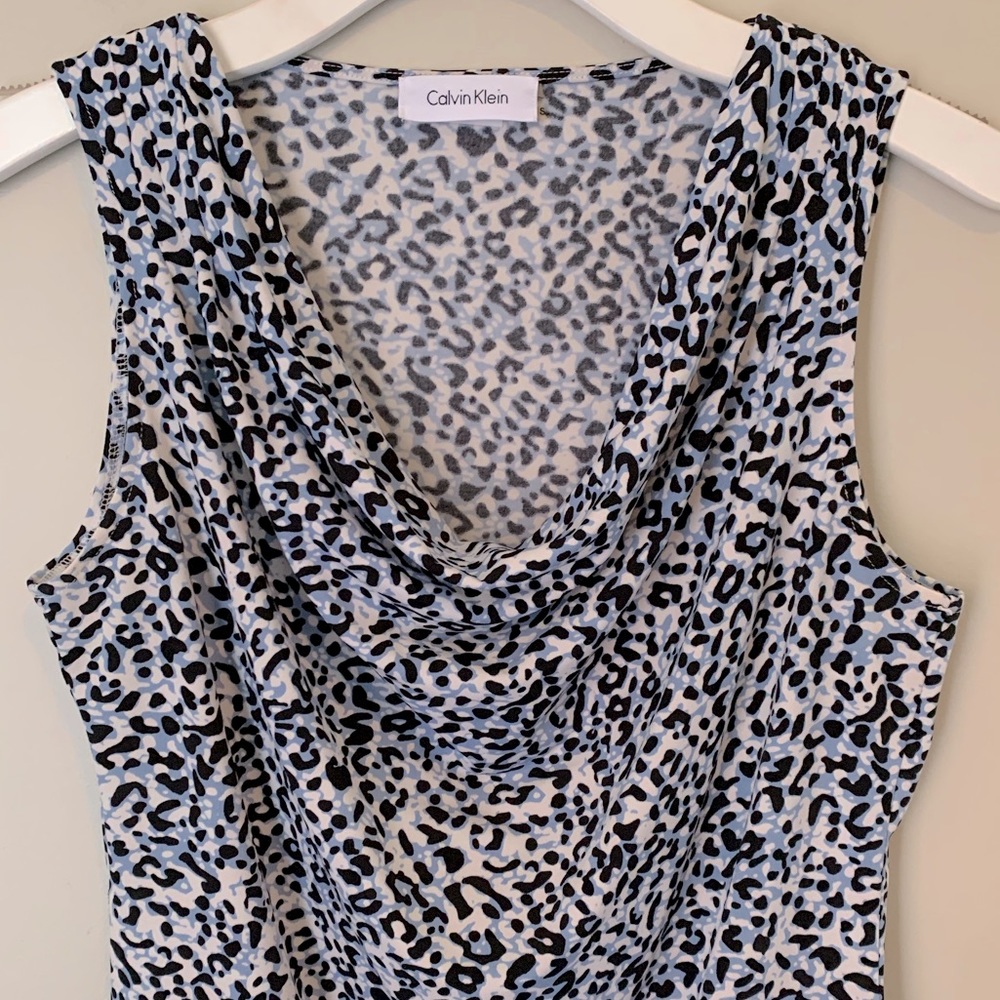 Calvin Klein size S cowl neck top - Picture 2 of 9